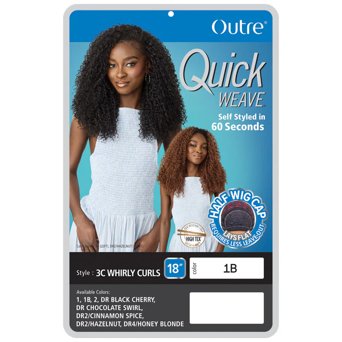 Outre Quick Weave Half Wig - 3C WHIRLY CURLS - Image 5