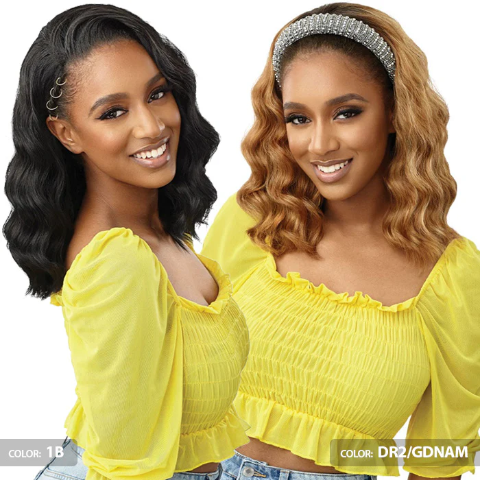 Outre Converti Cap Half Wig - HOLLYWOOD WAVES - Image 2
