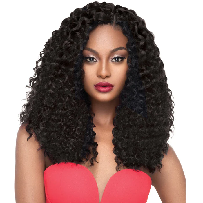 Outre X-Pression Pre-Looped Crochet Braid - DEEP WAVE LOOP 14"