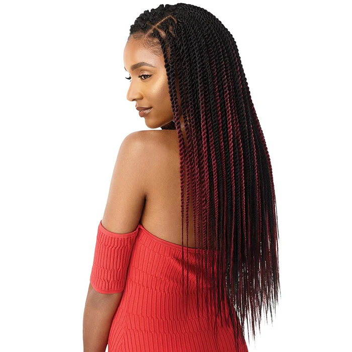 Outre X-Pression Pre Looped Crochet Braid - SENEGAL TWIST MEDIUM NATURAL TIP 14/20/26" - Image 2