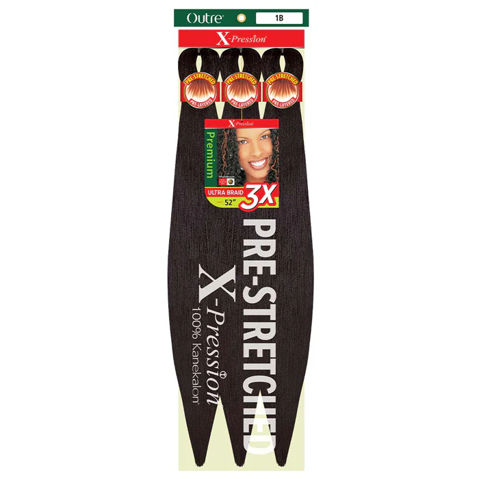 Outre X-Pression Pre-Stretched Crochet Braid - ULTRA BRAID 62" 3X