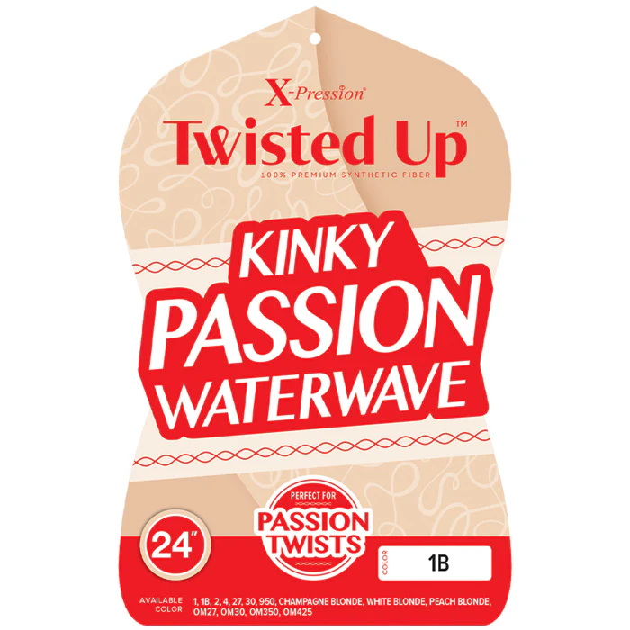 Outre X-Pression Twisted Up Crochet Braid - KINKY PASSION WATER WAVE 24" - Image 2