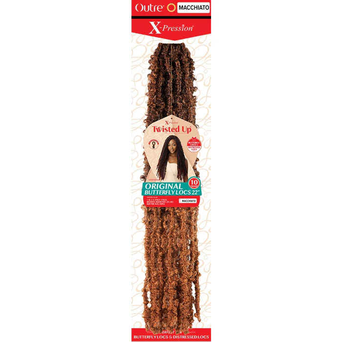 Outre X-Pression Twisted Up Crochet Loop Braid - ORIGINAL BUTTERFLY LOCS 22" - Image 3