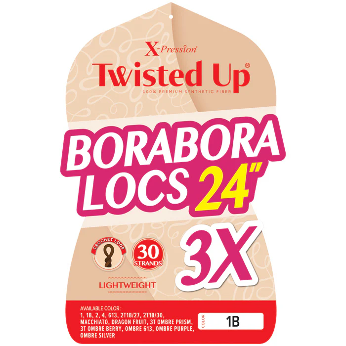 Outre X-Pression Twisted Up Crochet Loop Braids - BORABORA LOCS 24" 3X - Image 2