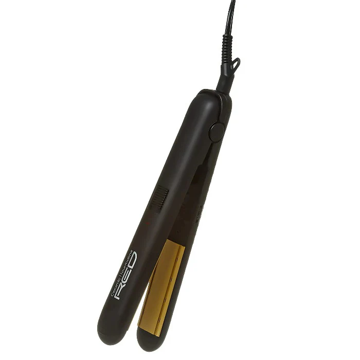 RED 1 1/4" CERAMIC FLAT IRON - Image 2