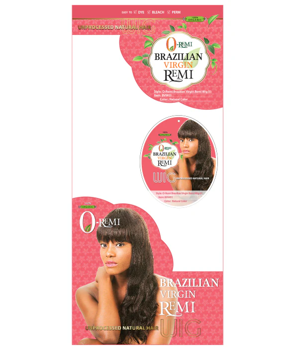 O-Remi 100% Unprocessed Remi HH BRAZILIAN VIRGIN REMI WIG BVW01 - Image 2