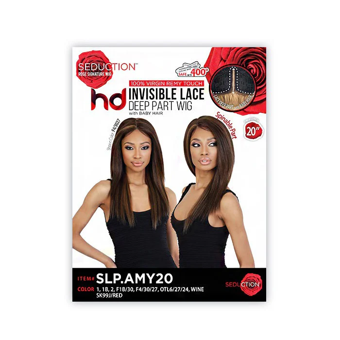 Seduction HD Invisible Lace Deep Part Wig - SLP.AMY20 STRAIGHT - Image 7