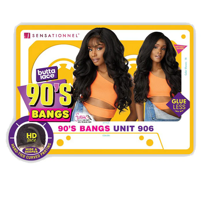 Sensationnel Butta Lace Glueless HD 5" Deep Lace Parting Front Wig - 90's BANGS UNIT 906 - Image 6