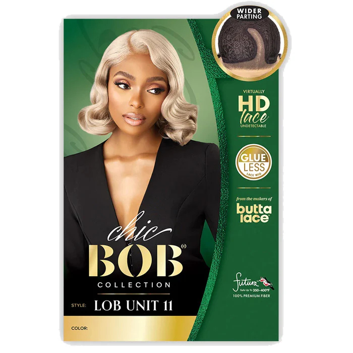 Sensationnel Chic Bob Butta Lace Glueless 5" Deep Lace Part Wig - LOB UNIT 11 - Image 8
