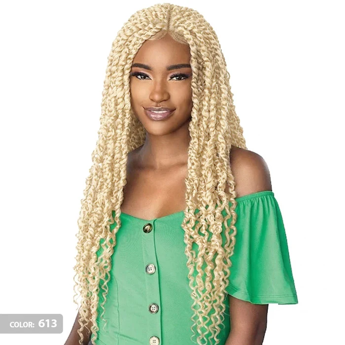 Sensationnel Cloud 9 Swiss Lace 100% Hand-Braided 4x4 Lace Part Wig - PASSION TWIST 28" - Image 2