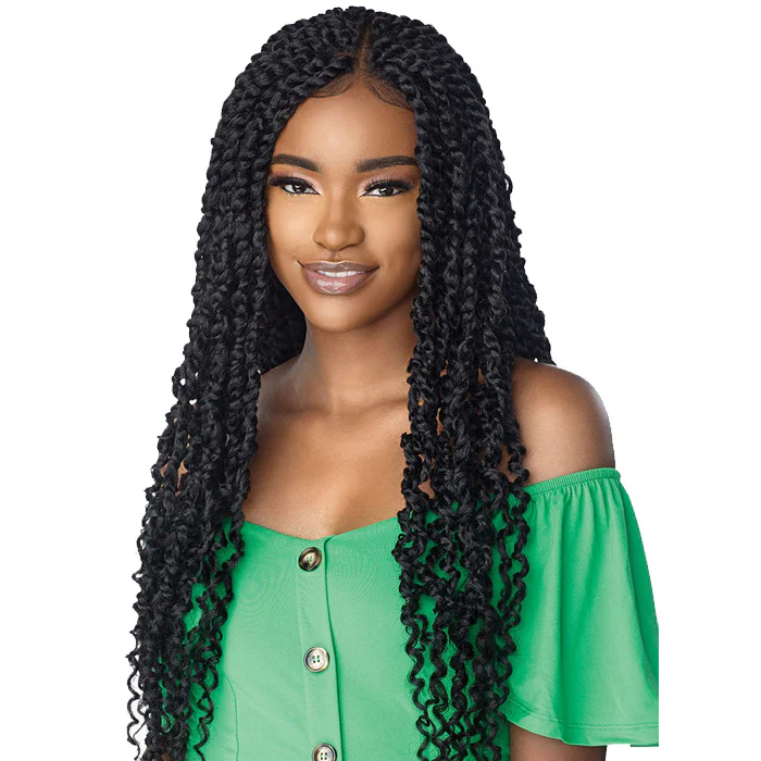 Sensationnel Cloud 9 Swiss Lace 100% Hand-Braided 4x4 Lace Part Wig - PASSION TWIST 28" - Image 3