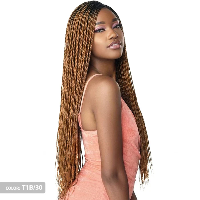 Sensationnel Cloud9 Swiss Lace HD 4x4 Part Lace Frontal Wig - MICRO BOX BRAID 28" - Image 2