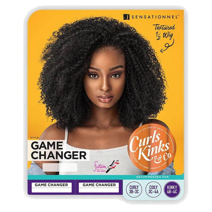 Sensationnel Curls Kinks & CO Half Wig KINKY 4B-4C - GAME CHANGER - Image 6