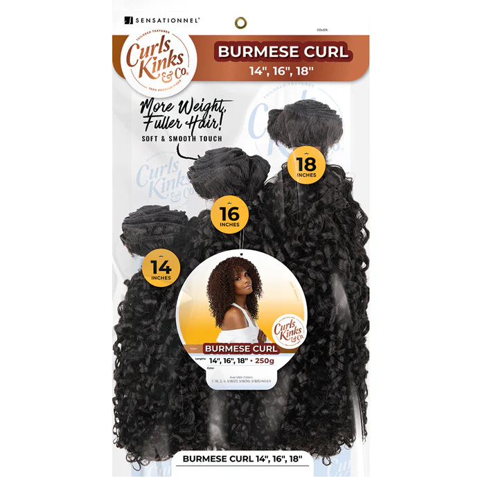 Sensationnel Curls Kinks Weaves Multi - BURMESE CURL 14"/16"/18" - Image 2