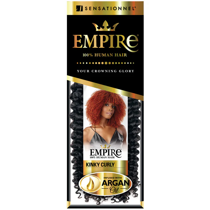 Sensationnel Empire 100% Human Hair Weaves - KINKY CURLY 10"/ 12"/ 14" - Image 5