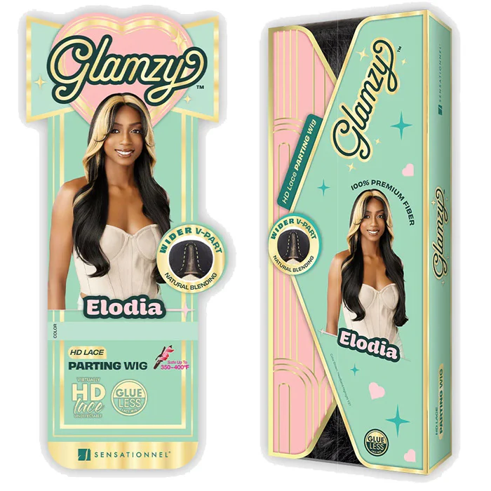 Sensationnel Glamzy Glueless HD V-Part Lace Wig - ELODIA - Image 4