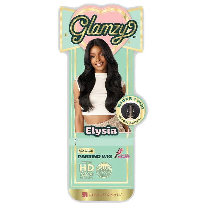 Sensationnel Glamzy Glueless V-Part HD Lace Parting Wig - ELYSIA - Image 5