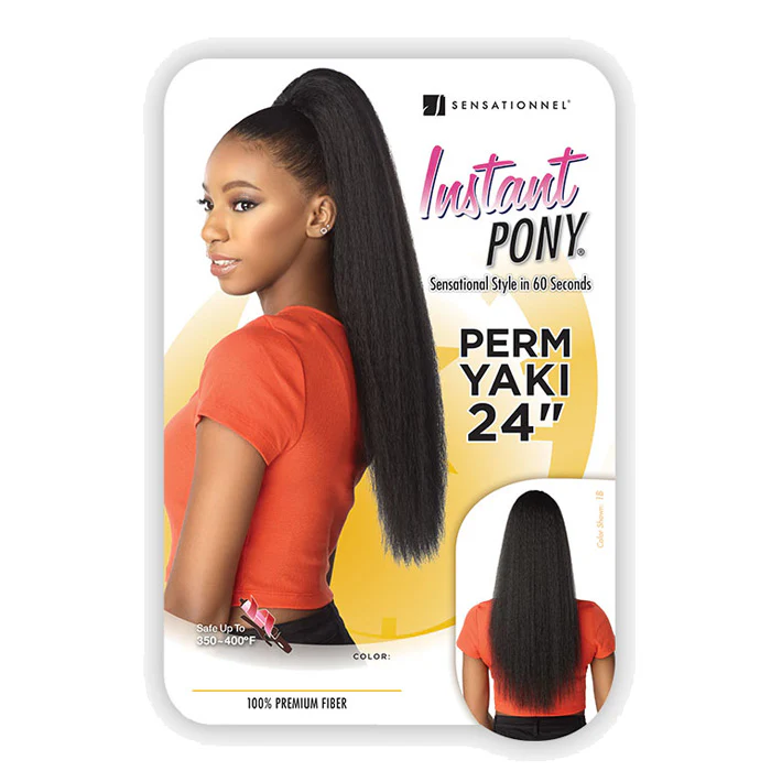Sensationnel Instant Pony Drawstring Ponytail - PERM YAKI 24" - Image 5