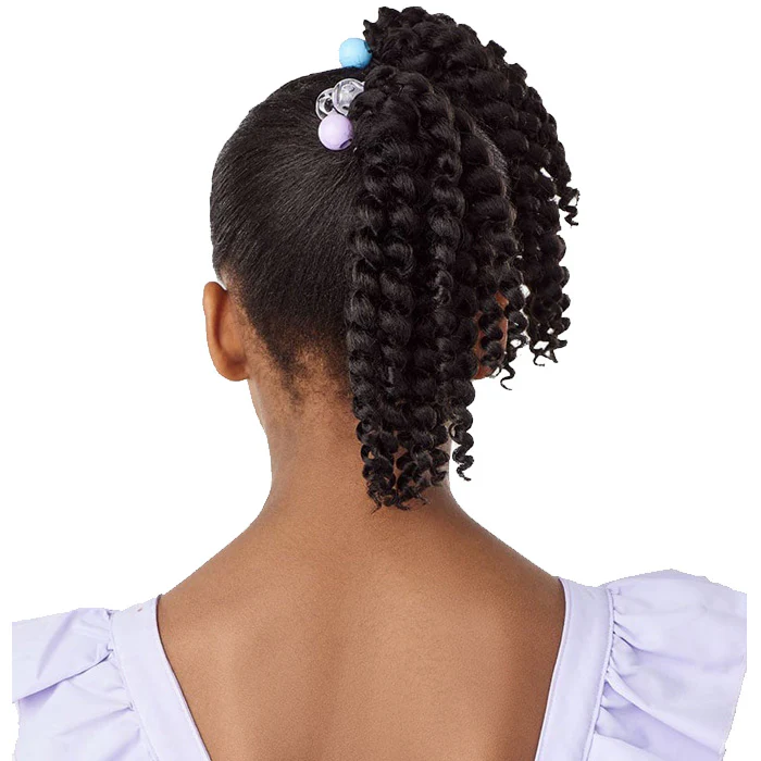 Sensationnel Kids Braids Lulu Mini Pre-looped Crochet Braids - 2X JAMAICAN TWIST 7" - Image 4