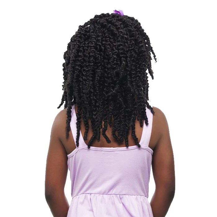 Sensationnel Lulu Mini Kids Pre-Looped Crochet Braid - CANDY TWIST 8" 2X - Image 4