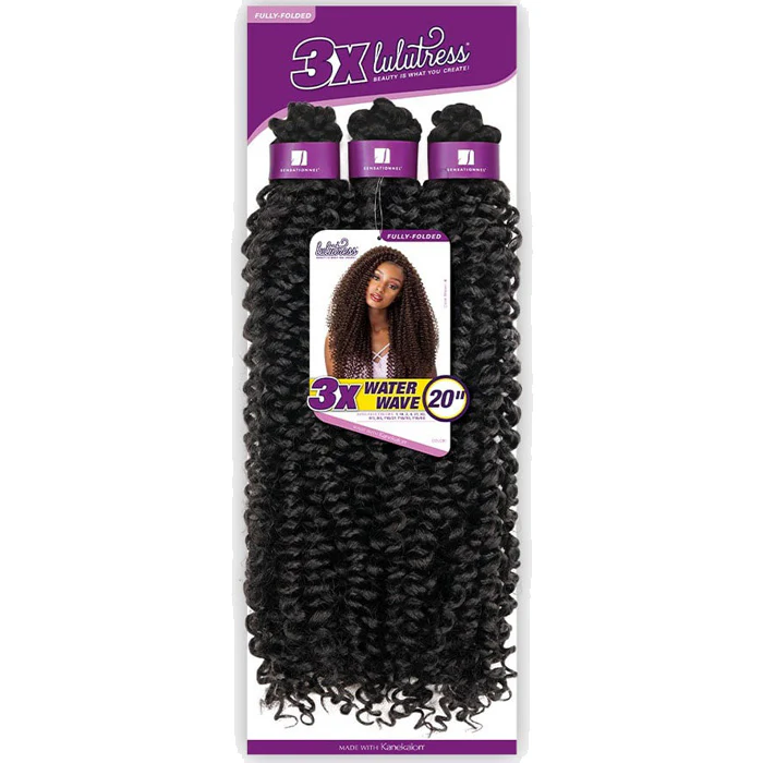 Sensationnel Lulutress Fully-Folded Crochet Braid - 3X WATER WAVE 20 - Image 4