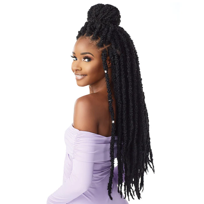Sensationnel Lulutress Pre-Looped Crochet Braid - 2X BUTTERFLY LOCS 24" - Image 2