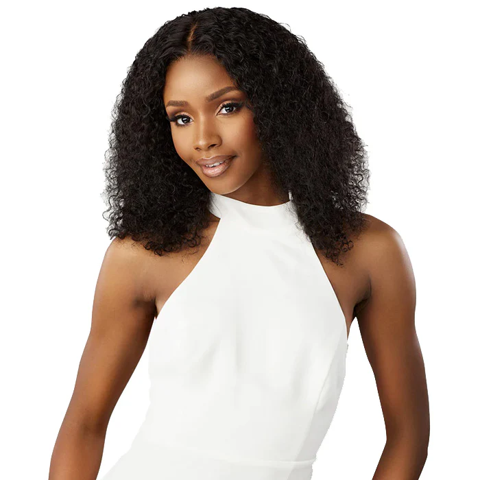 Sensationnel Pearlish Virgin Remy Human Hair 15A Glueless HD 13x4 Lace Frontal Wig - BURMESE CURL 20"