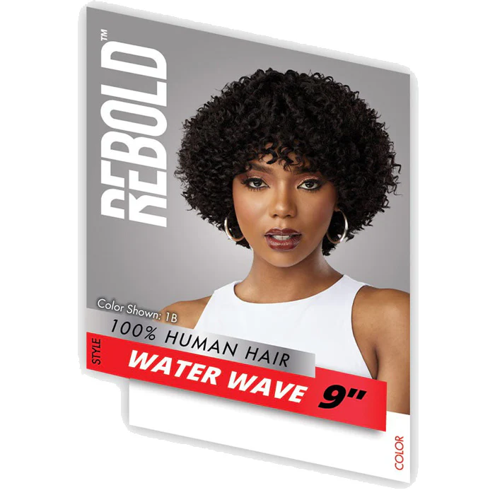 Sensationnel Rebold 100% Human Hair 3 PCS Weaves - WATER WAVE 9" - Image 6