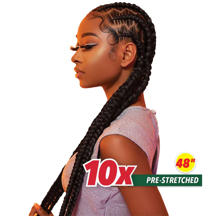 Sensationnel X-Pression Braiding Hair Bulk - 10X PRE-STRETCHED BRAID 48" - Image 2