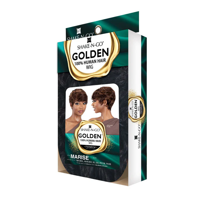 Shake N Go Golden 100% Human Hair Full Wig - MARISE - Image 3