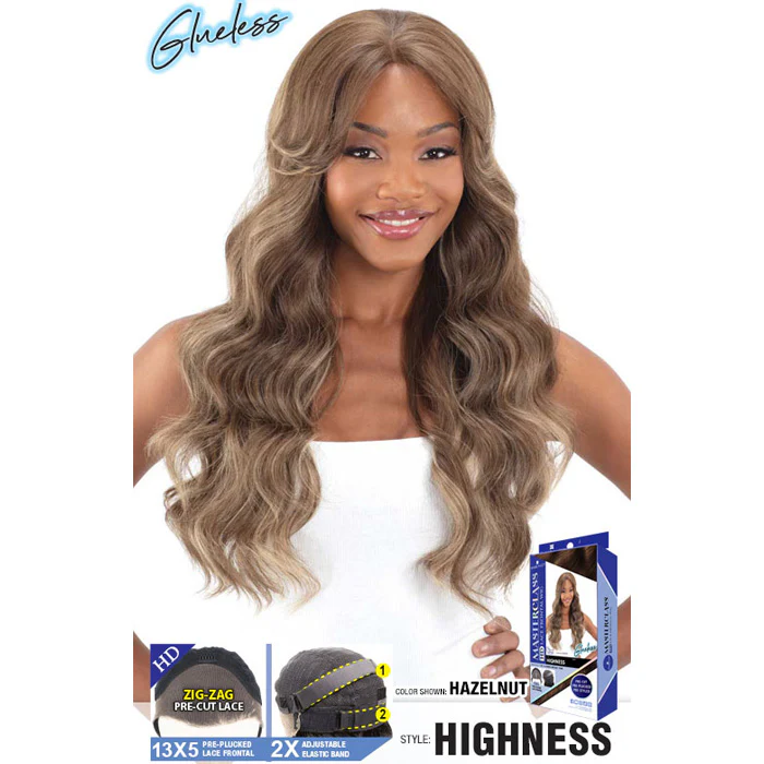 Shake N Go Masterclass Glueless 13x5 Pre-Plucked HD Lace Front Wig - HIGHNESS - Image 6