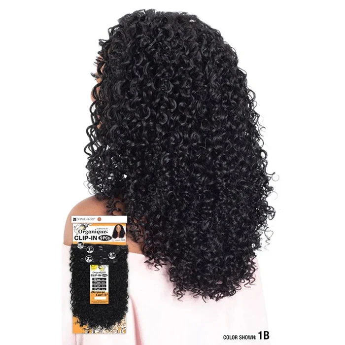 Shake-N-Go Organique 9pcs Clip-In Weave - BURMESE CURL 18" - Image 3