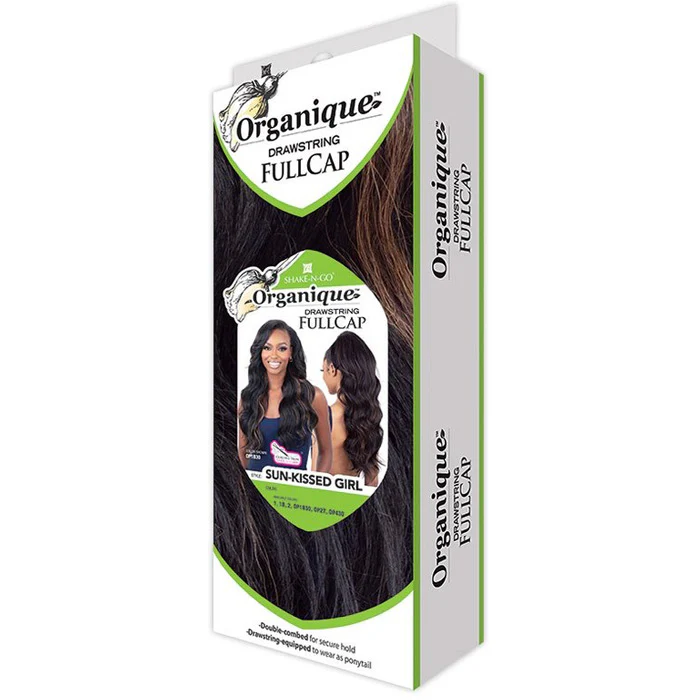 Shake-N-Go Organique Drawstring Full Cap Half Wig - SUN KISSED GIRL - Image 4