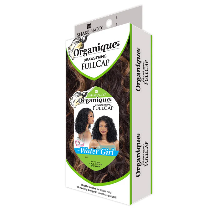 Shake N Go Organique Drawstring Full Cap Half Wig - WATER GIRL - Image 4