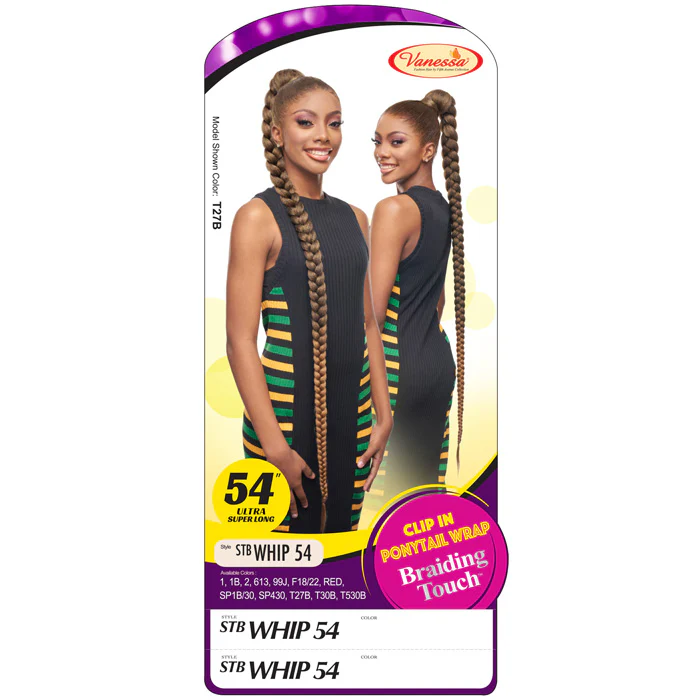 Vanessa Braiding Touch Clip In Wrap Ponytail - STB WHIP 54 - Image 4