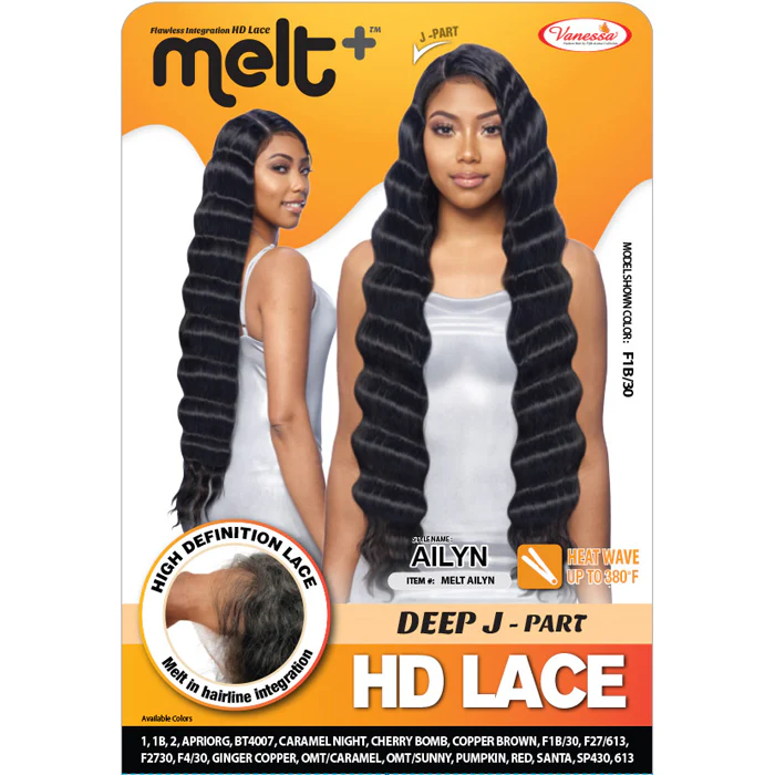 Vanessa Melt Deep J-Part HD Lace Front Wig - AILYN - Image 4
