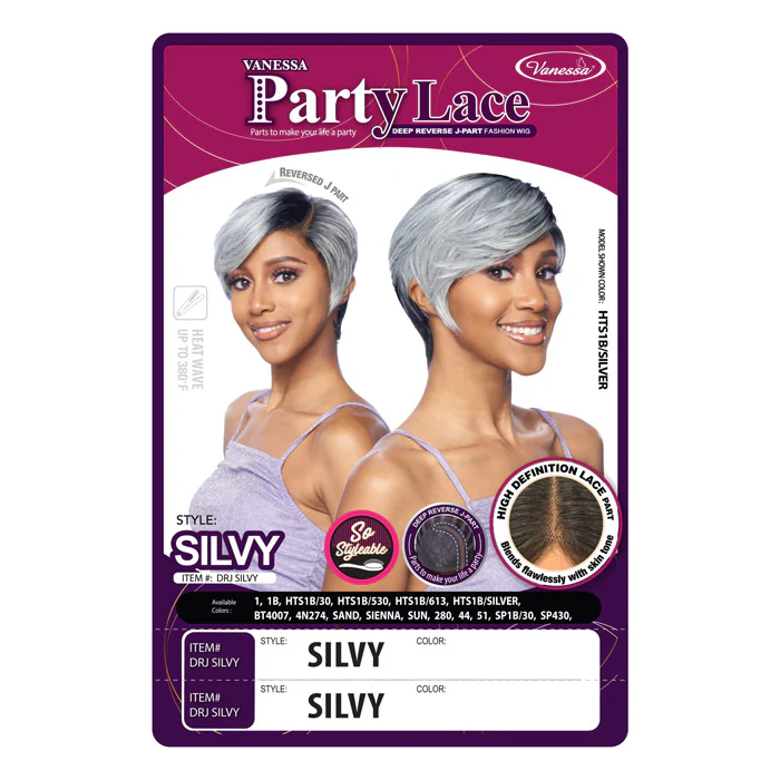 Vanessa Party Lace J-Part HD Lace Part Wig - DRJ SILVY - Image 4