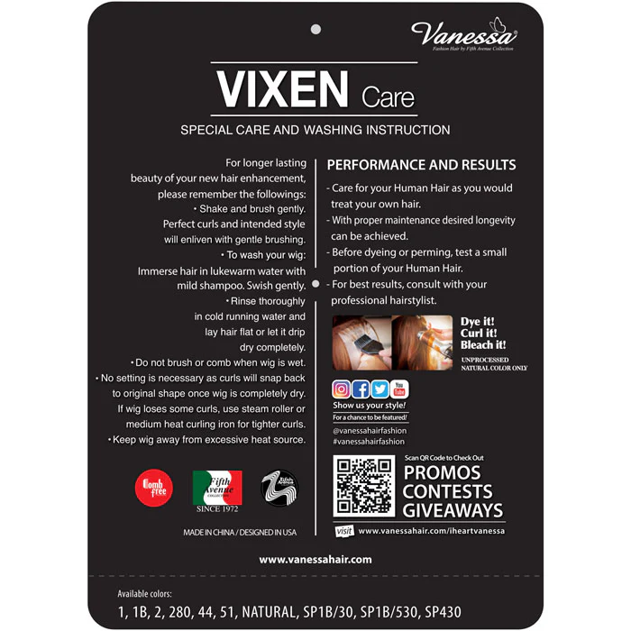 Vanessa Vixen Human Hair Full Wig - HH CHI - Image 6