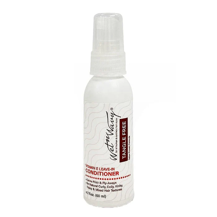 Wet N Wavy Tangle Free Vitamin E Leave-in Conditioner 2 oz /12 oz