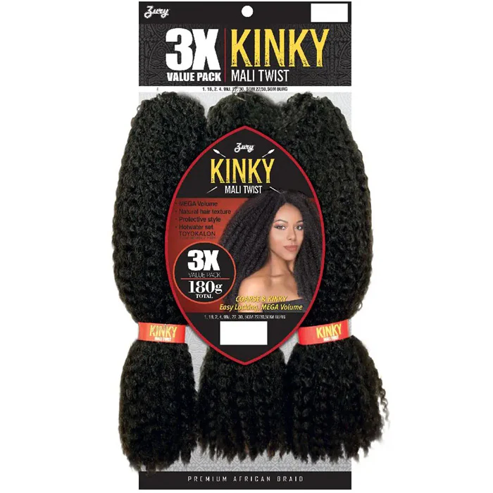 Zury Sis 3X Value Pack Braid KINKY MALI TWIST - Image 2