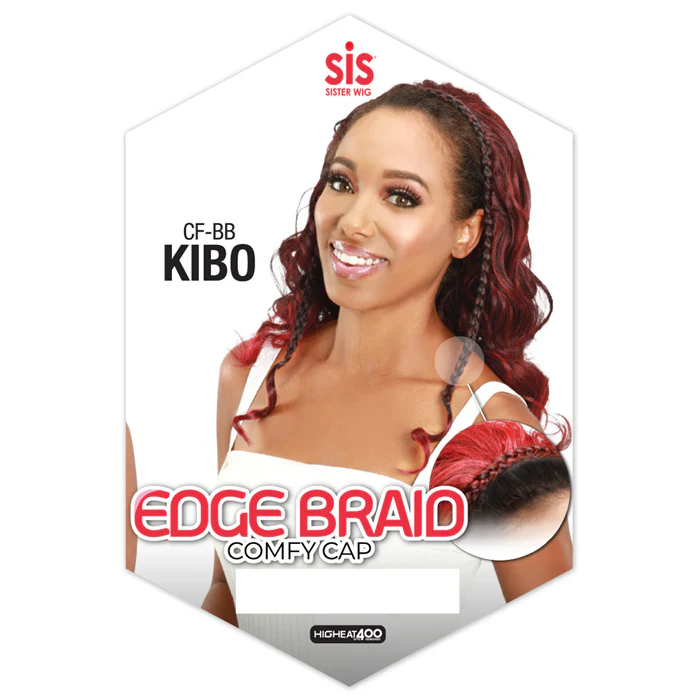 Zury Sis Edge Braid Comfy Cap Half Wig - KIBO - Image 5
