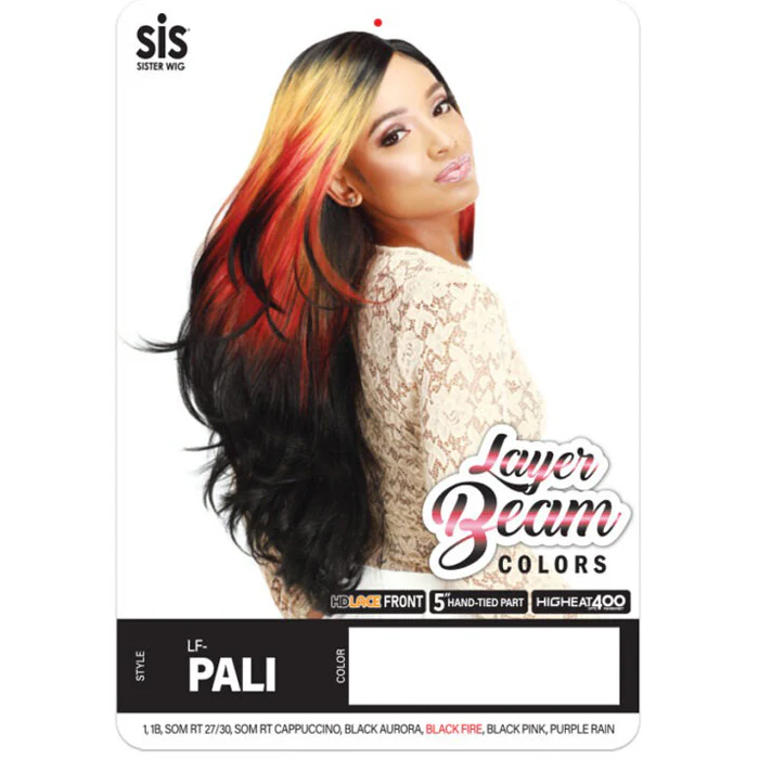 Zury Sis Layer Beam Colors 5" Deep HD Lace Front Wig - LF-PALI - Image 4
